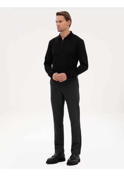 Erkek Antrasit Slim Fit Kumaş Pantolon 50313641-VR006 modelleri