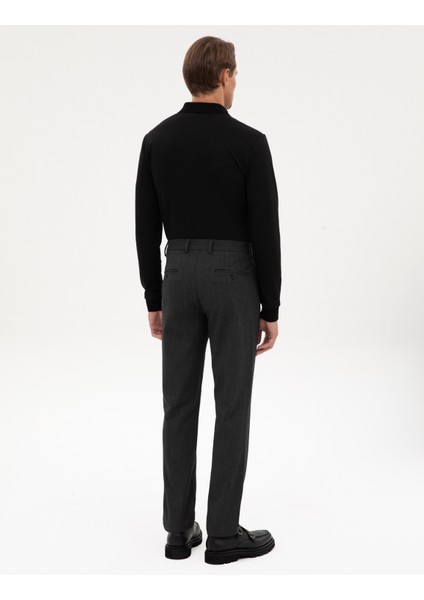 Erkek Antrasit Slim Fit Kumaş Pantolon 50313641-VR006 fırsatları