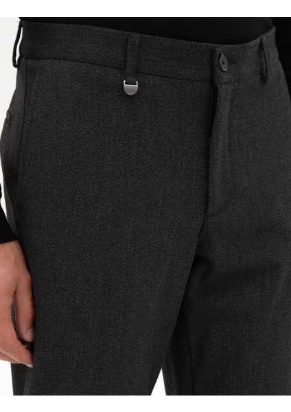Erkek Antrasit Slim Fit Kumaş Pantolon 50313641-VR006 indirimleri