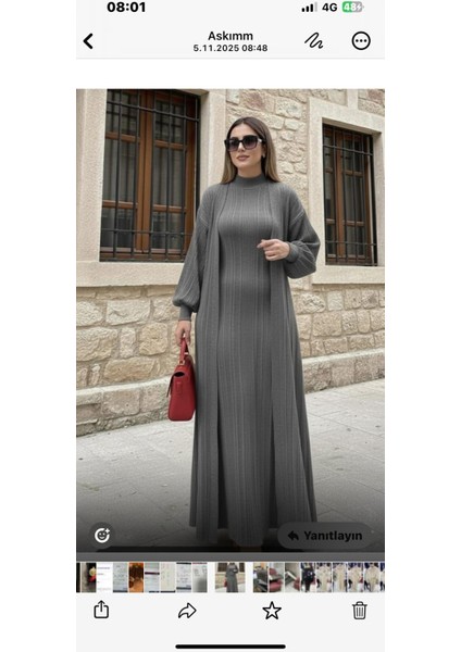 Balıkçı Yaka Triko Elbise