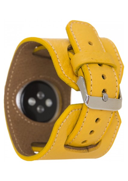 Apple Watch Uyumlu Deri Kordon 42-44-45MM Cuff FL12 fiyatları