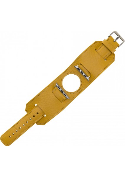 Apple Watch Uyumlu Deri Kordon 42-44-45MM Cuff FL12 fırsatları