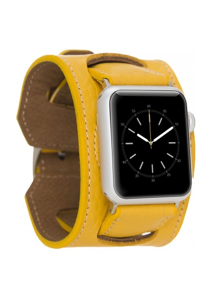 Apple Watch Uyumlu Deri Kordon 42-44-45MM Cuff FL12 indirimleri