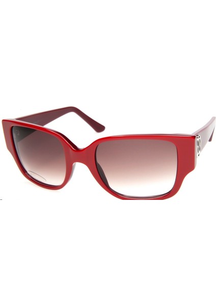 Gloria Red Brown Square Kırmızı Kare Bayan Güneş Gözlüğü modelleri