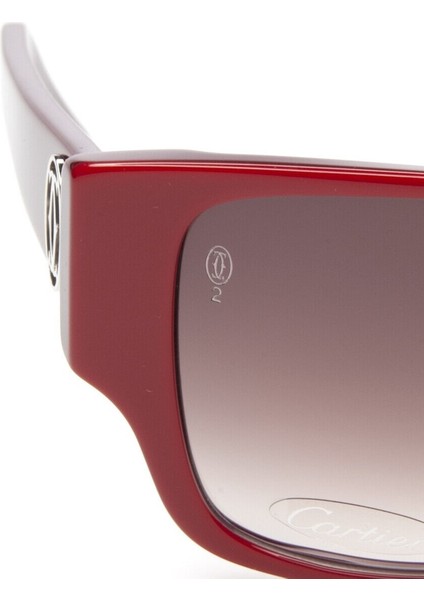 Gloria Red Brown Square Kırmızı Kare Bayan Güneş Gözlüğü fırsatları