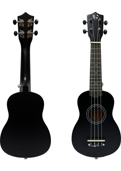 Nova UKS-21BK Gül Ağacı Siyah Soprano Ukulele (Eğitim Metodu Hediye) fırsatları
