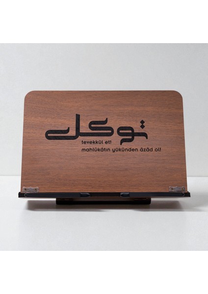 Kitap Okuma Standı Masaüstü Ahşap Rahle