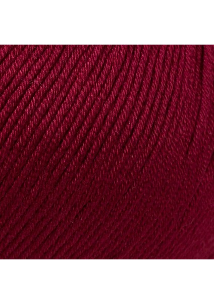 La Mia Mercerized Cotton Bordo El Örgü İpi - 23 - 33596 fiyatları