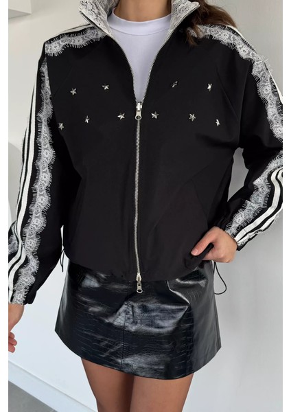 Çift Taraflı Giyilebilir Dantel Detaylı Tarz Mont P-00019081 fiyatları