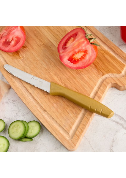 Primo Domates Bıçağı Gold 10 cm