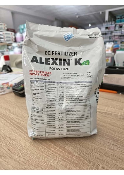 Sumi Agro Alexın K 1 Kg – Saf Potasyum Oksit, Meyve İç Dolgunluğu, Renk Verici, Verim ve Kalite Artırıcı