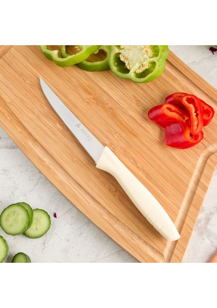 Primo Lazer Sebze Bıçağı Fil Dişi 11 cm