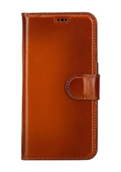 Apple iPhone 15 Pro Uyumlu Deri Cüzdanlı Kılıf Mwwn RST2EF Taba fırsatları