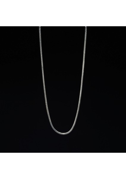 3n Balıksırtı Tilki Kuyruğu Gümüş Zincir fırsatları