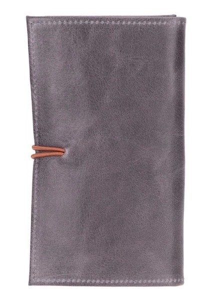 Deri Kablo Aksesuar Taşıma Çantası Antik Gri modelleri