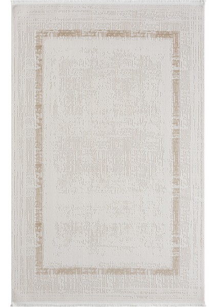 Ottowa OT003A Krem Bej Halı Klasik Desenli Tozu Az Akrilik Pamuk Taban Salon Yatak Odası Halısı modelleri