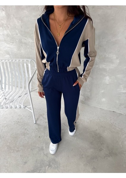 Kadın- Garnili Eşofman Takımı Modal Kumaş / Women Tracksuıt Modal Fabrıc