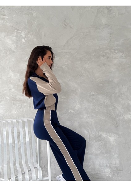 Kadın- Garnili Eşofman Takımı Modal Kumaş / Women Tracksuıt Modal Fabrıc