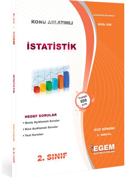 Aöf 2. Sınıf Istatistik Güz Dönemi Konu Anlatımlı Soru Bankası