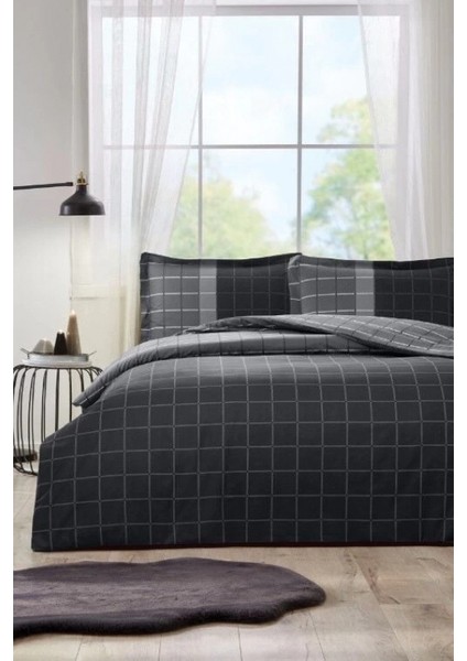 Özdilek Maskülen Çift Kişilik Nevresim Takımı Nera Siyah fırsatları