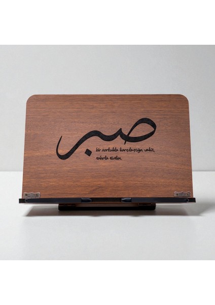 İsfahan TA Kitap Okuma Standı Masaüstü Ahşap Rahle