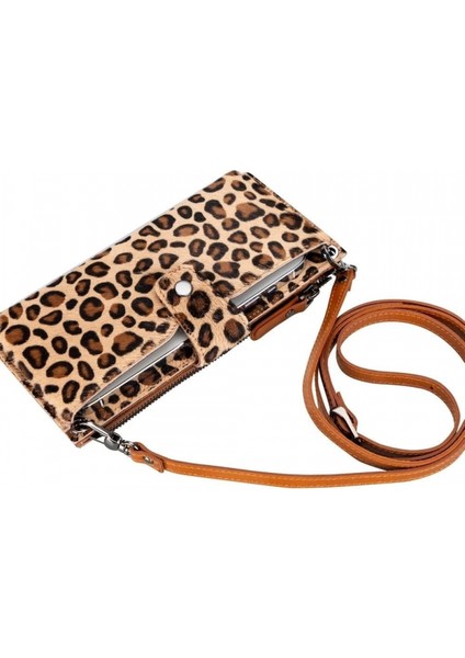 Lozan Strap 6.5 Inch Uyumlu Deri Kartlıklı Kılıf Leo1 Leopar fiyatları
