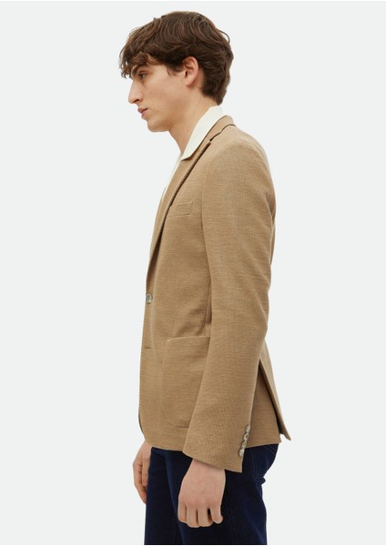 Vizon Mikro Shirt Shoulder Slim Fit Pamuk Karışımlı Örme Ceket modelleri