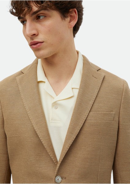 Vizon Mikro Shirt Shoulder Slim Fit Pamuk Karışımlı Örme Ceket fırsatları