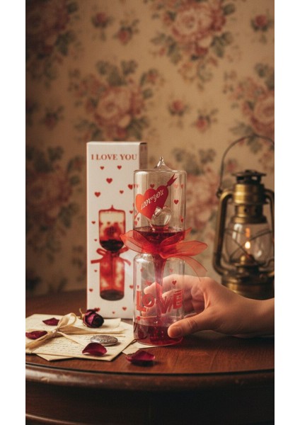 Aşk Ölçer | El Isısı Ile Aşk Testi Cam Fanus Romantik Sevgiliye Yılbaşı Hediyesi