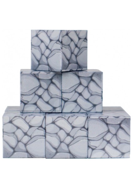 Megacraft 9 Parça Gri Taş Blok