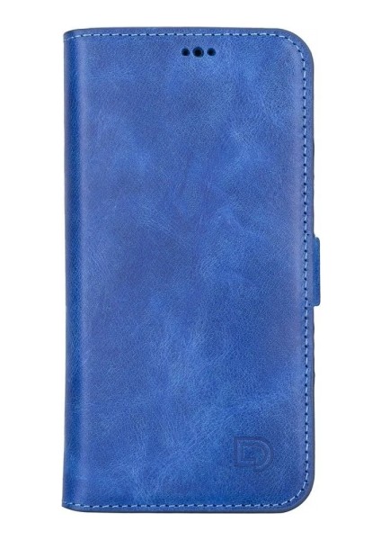 Apple iPhone 13 Uyumlu Deri Cüzdanlı Kılıf Okyanus Mavi fiyatları