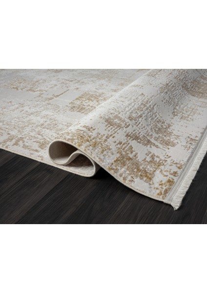 Ottowa OT006B Krem Bej Halı Klasik Desenli Tozu Az Akrilik Pamuk Taban Salon Yatak Odası Halısı fırsatları