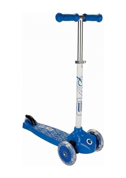 Evo Işıklı 3 Tekerlekli Mavi Scooter fırsatları
