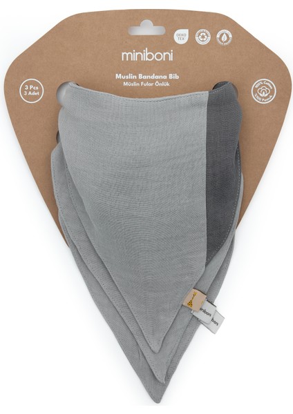 Yumuşak ve Nefes Alabilen 3’lü Müslin Bebek Fular Set fiyatları