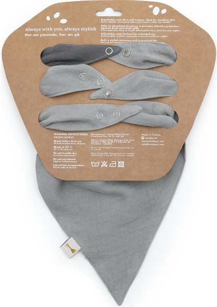 Yumuşak ve Nefes Alabilen 3’lü Müslin Bebek Fular Set modelleri