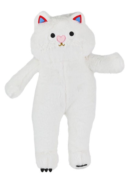 4806 Peluş Uzun Kedi 55 cm Beyaz -My Friend Toys