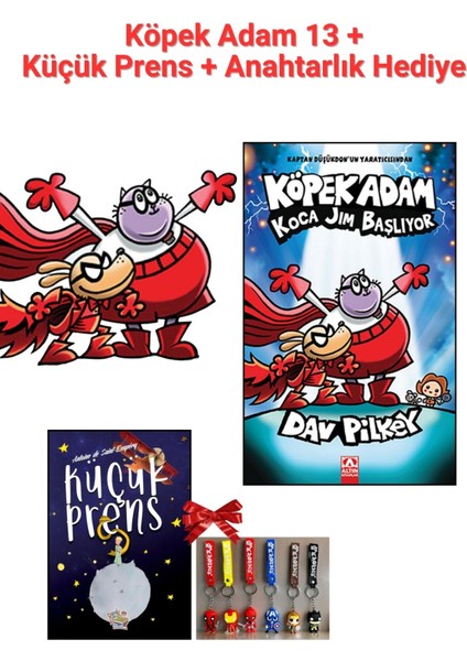 Köpek Adam 13 - Koca Jim Başlıyor + Küçük Prens + 1 Ad. Anahtarlık