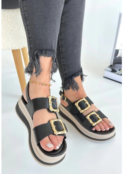 Mtxdpn Stan Siyah Cilt Sandalet (Numara: 37) modelleri