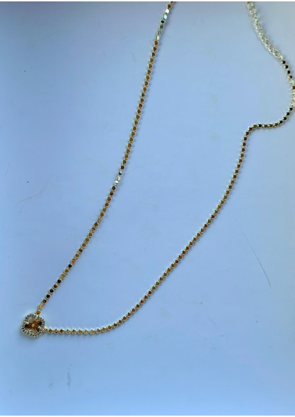 14 Ayar Renginde Yonca Kolye 50 cm fiyatları