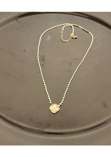 14 Ayar Renginde Yonca Kolye 50 cm modelleri