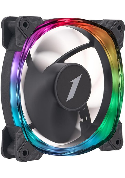 Fs7 120MM Argb Pwm Tekli Beyaz Kasa Fanı