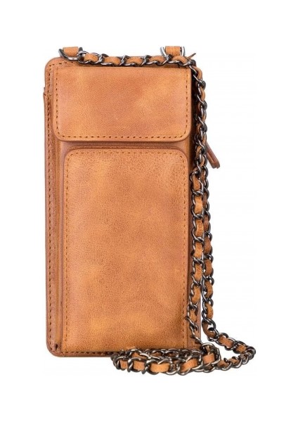 Avjin 6.9 Inch Uyumlu Deri Kılıf Cüzdan Askılı TN11 Taba fırsatları