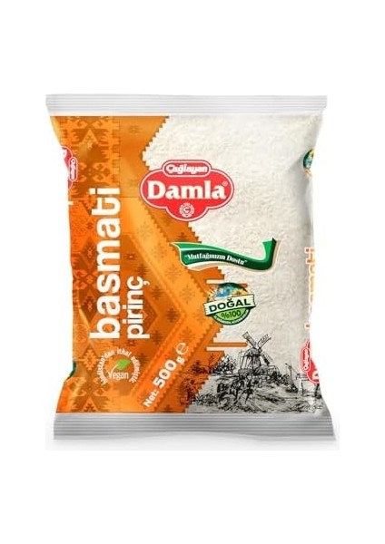 Damla Basmati Sella Pirinç 500 gr