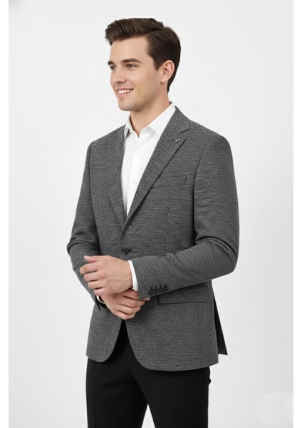 Erkek Tek Spor Ceket Çift Yırtmaçlı BGL-ST04980 fırsatları