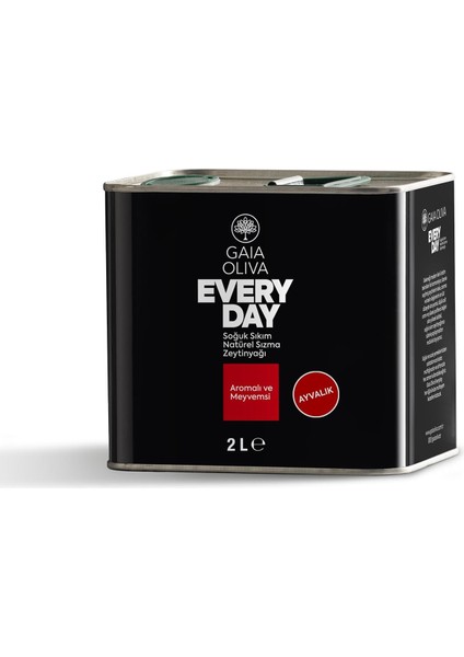 Everyday Ayvalık 2 Lt Natürel Sızma Zeytinyağı (Yeni Hasat)