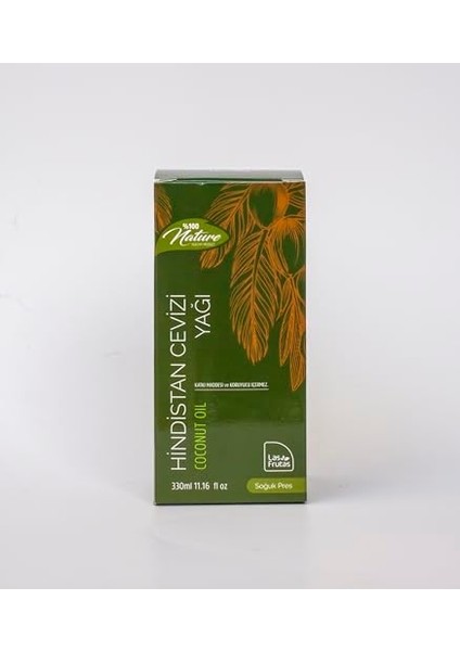 Las Frutas Doğal Soğuk Sıkım Hindistan Cevizi Yağı 330ML