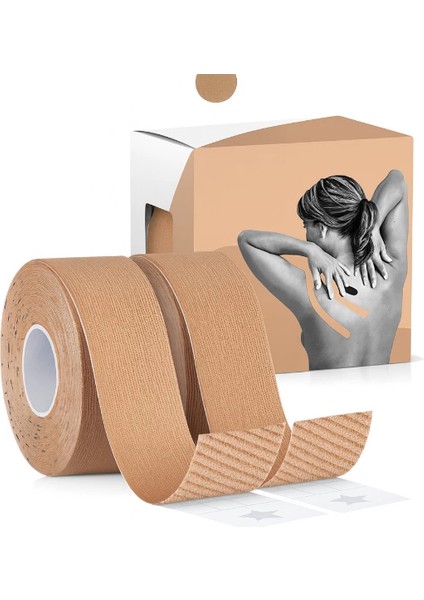 Kinezyo Ağrı Bandı 2.5 cm x 5 M Ten Rengi