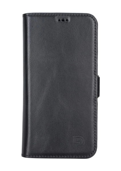 Apple iPhone 13 Pro Uyumlu Deri Cüzdanlı Kılıf Rustik Siyah fiyatları