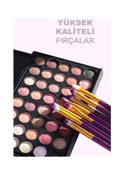 Tikatti 20&apos;li Profesyonel Yumuşak Makyaj Fırça Seti Pembe Renk