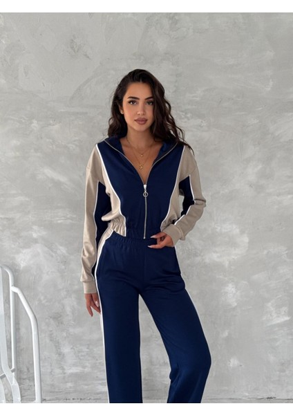 Kadın- Garnili Eşofman Takımı Modal Kumaş / Women Tracksuıt Modal Fabrıc indirimleri